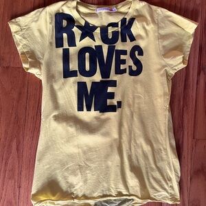 Vintage Uniqlo T-Shirt "Rock Loves Me"